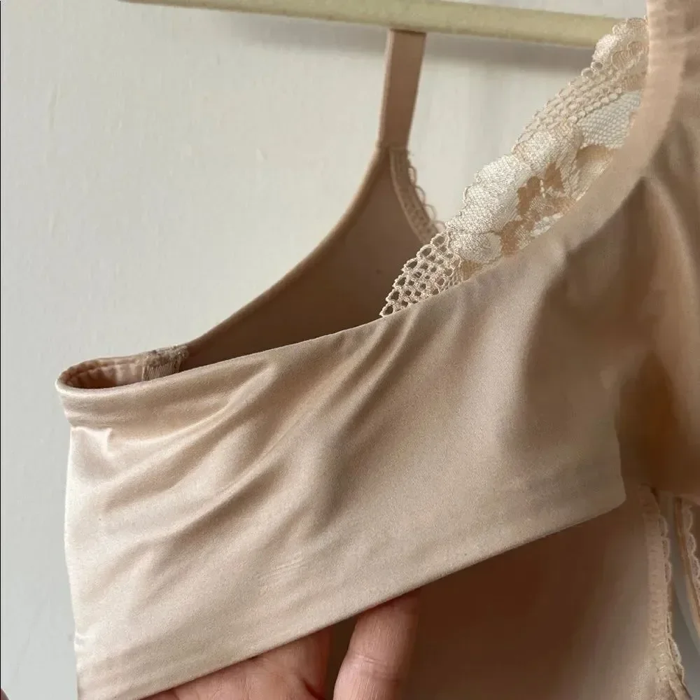 Victoria’s Secret “Body by Victoria” Perfect Shape Front Clasp Tan Bra Size 38D